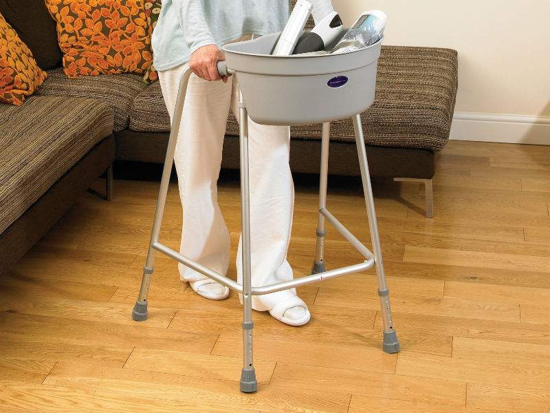 walking frame caddy and walking aids at true mobility didco oxfordshire